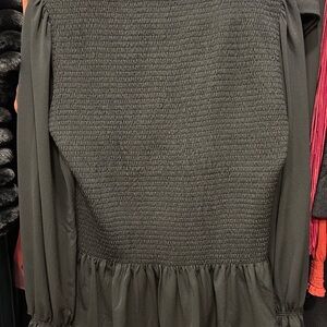 Belldini Black Smocked Top